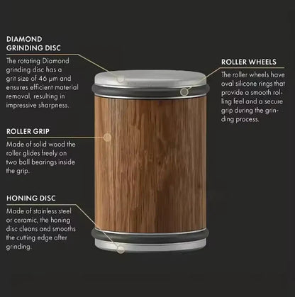 Homyrox™ Rolling Knife Sharpener Kit